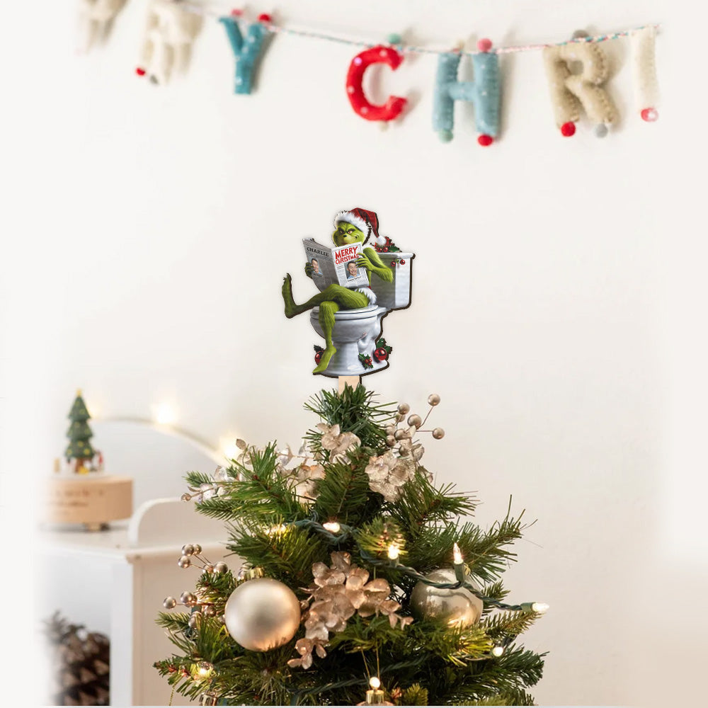 Merry Christmas - Personalized Stole Christmas Tree Topper