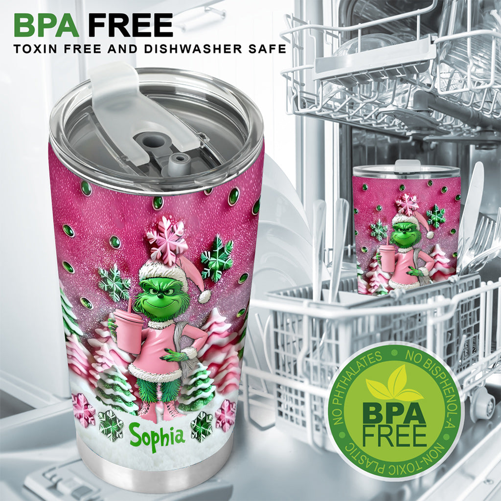 Merry Chrinchmas - Personalized Stole Christmas Tumbler