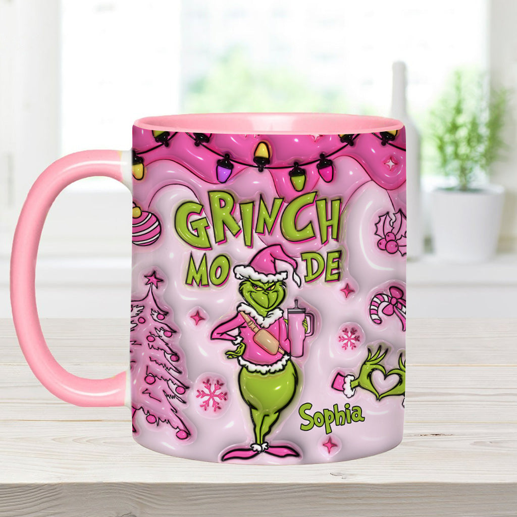 Mode On - Personalized Stole Christmas Accent Mug