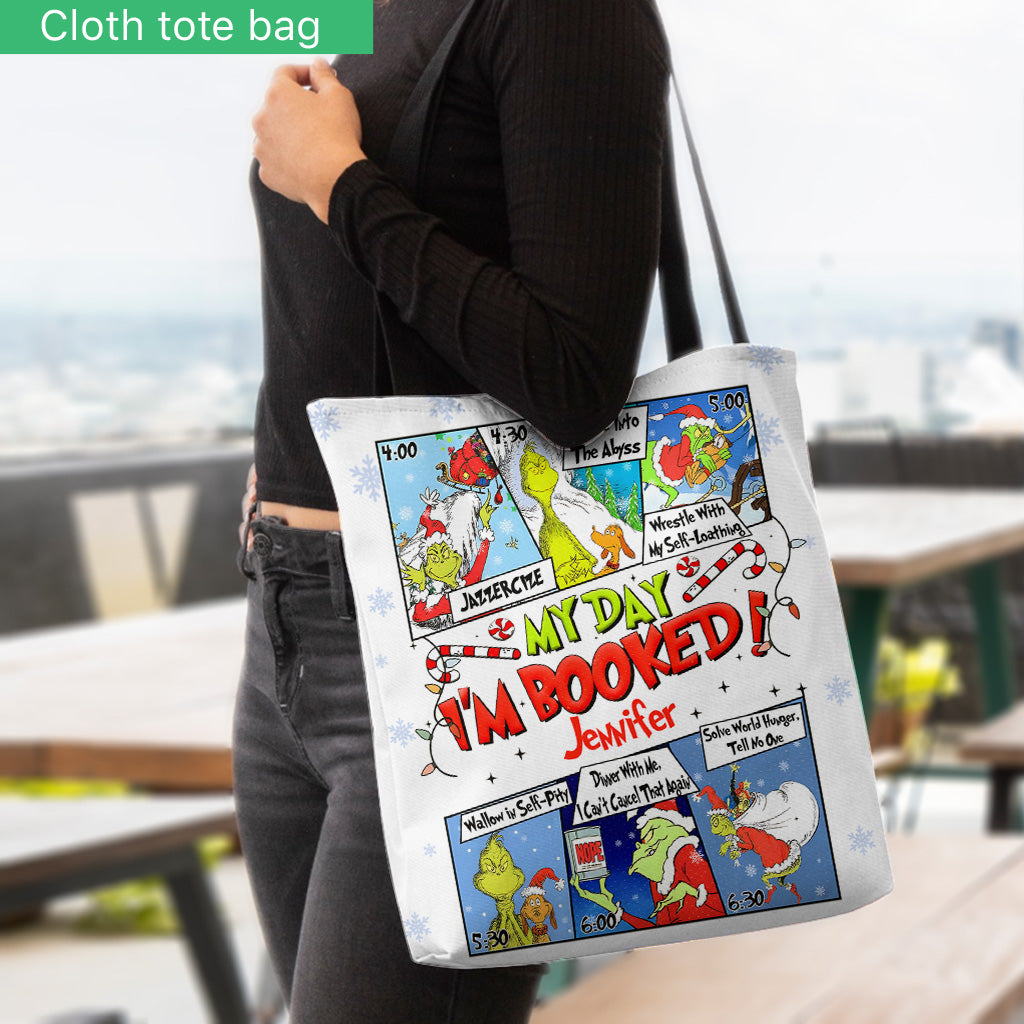 I'm Booked - Personalized Stole Christmas Tote Bag