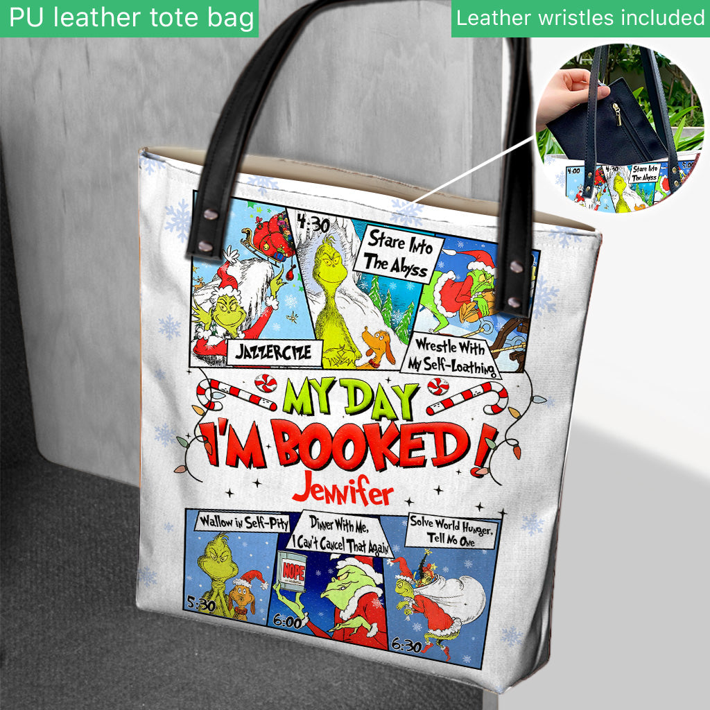 I'm Booked - Personalized Stole Christmas Tote Bag