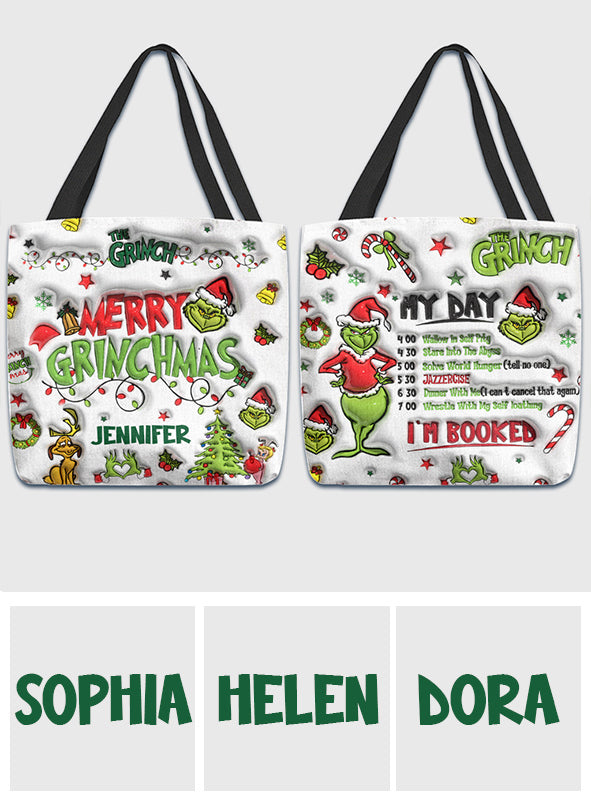 Je suis réservé(e) - Sac fourre-tout de Noël personnalisé avec étole