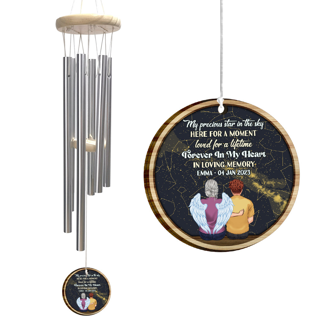 When I Look At The Stars - Personalized Memorial Wind Chime