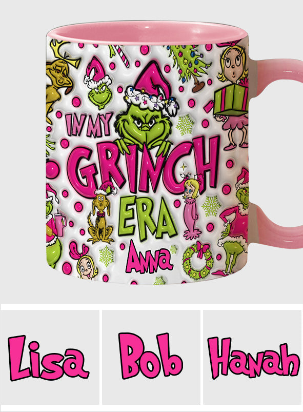 Dans mon univers rose - Mug décoratif de Noël personnalisé avec étole