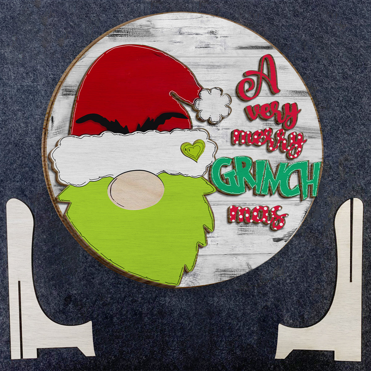 A Very Merry Christmas - Stole Christmas 2 Layered Wood Sign / Wood Plaque