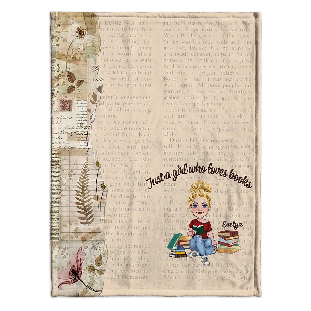 This Is My Reading Blanket - Book gift for mom, daughter, girlfriend, wife - Personalized Blanket