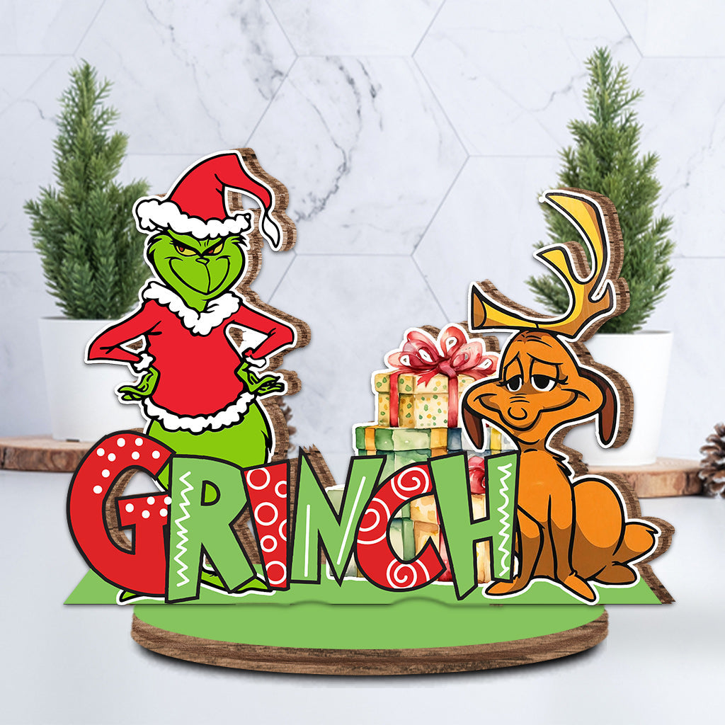 A Very Merry Christmas - Stole Christmas Freestanding Wood Plaque