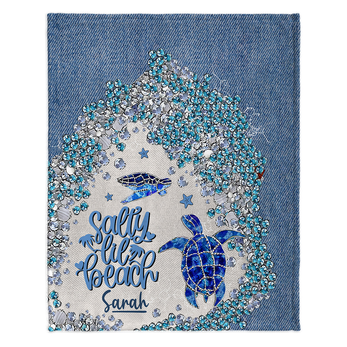 Couverture personnalisée Turtle Bling - Couverture tortue