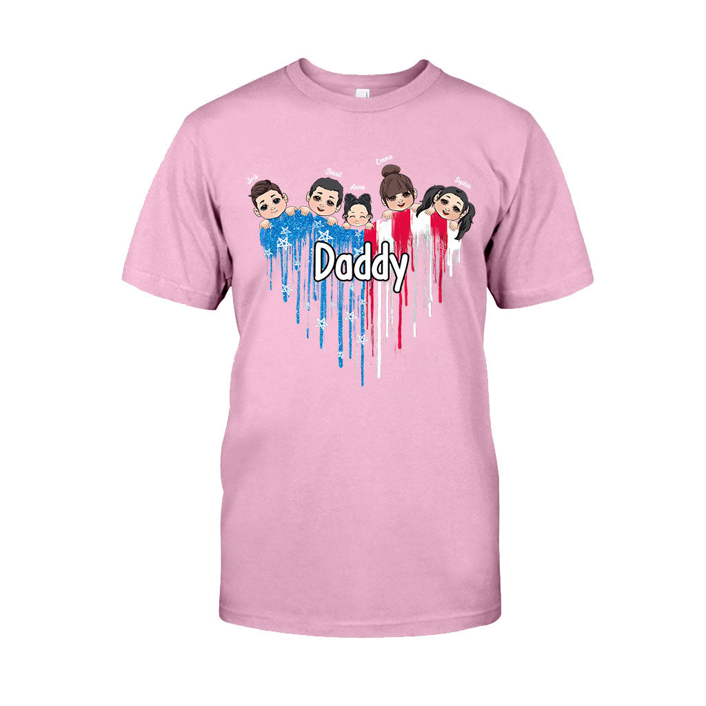 Meilleur papa du monde - T-shirt et sweat à capuche personnalisés pour papa