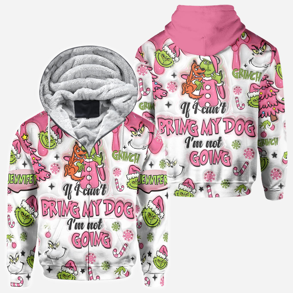If I Can't Bring My Dog - Personalized Stole Christmas All Over Shirt