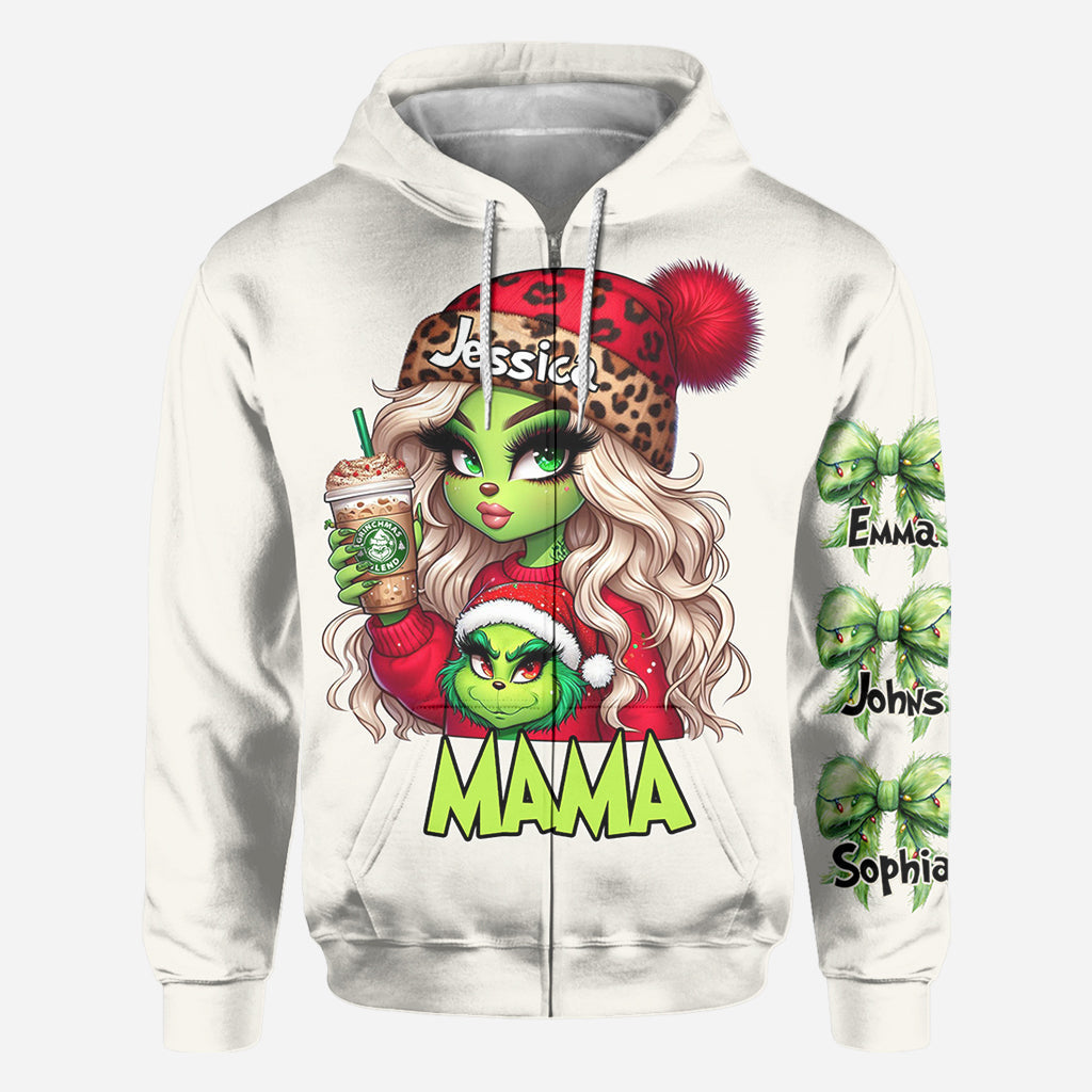 Any Title Grinchy Christmas - Personalized Stole Christmas All Over Shirt