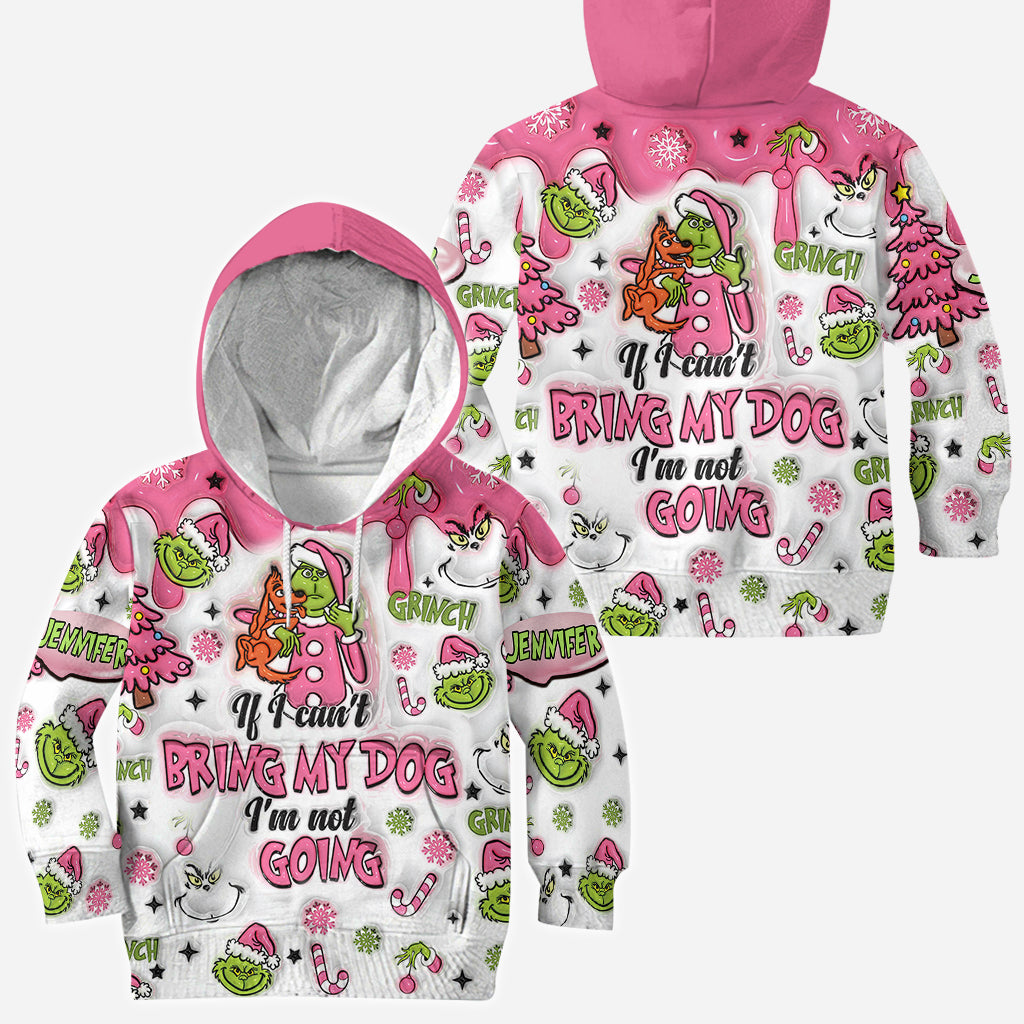 If I Can't Bring My Dog - Personalized Stole Christmas All Over Shirt