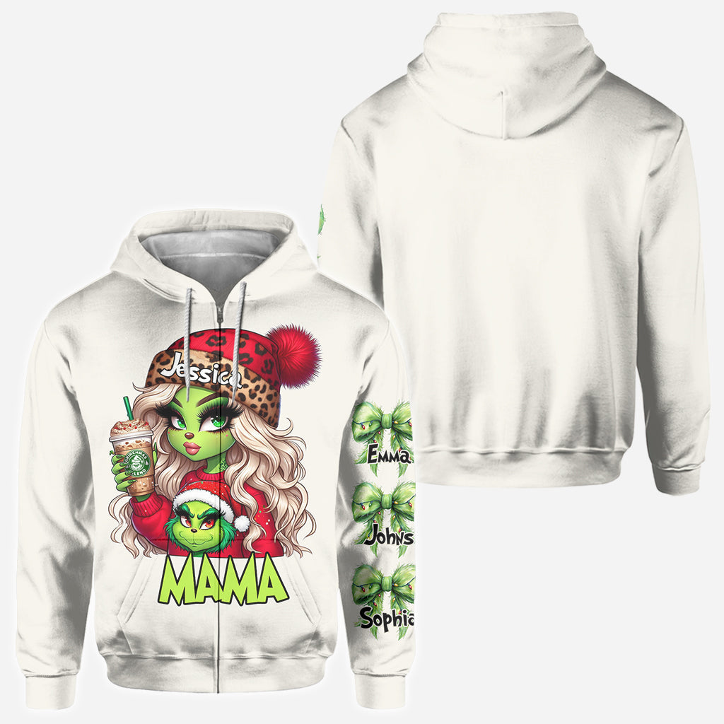Any Title Grinchy Christmas - Personalized Stole Christmas All Over Shirt