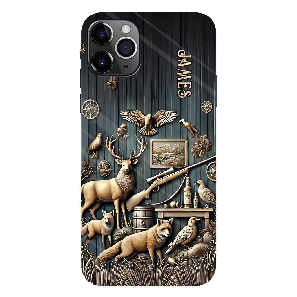 Étui de téléphone Vintage Tools - Illustration personnalisée de chasse