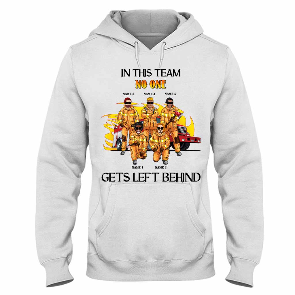 Personne n'est laissé pour compte - T-shirt et sweat à capuche personnalisés pour pompiers