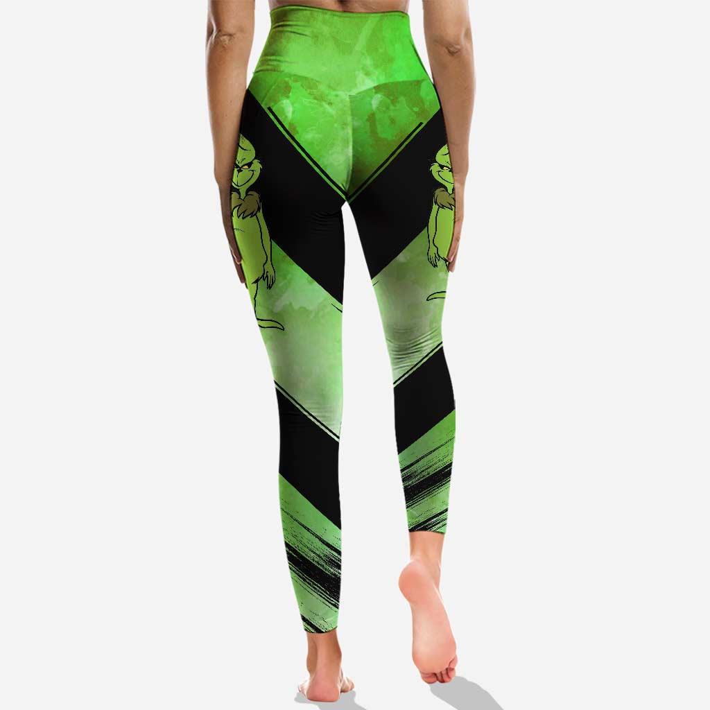 Joyeux Noël ! - Sweat à capuche et legging personnalisés avec étole de Noël