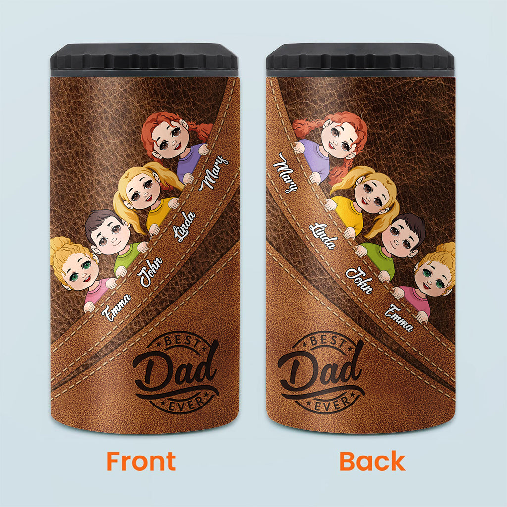 Meilleur papa du monde - Refroidisseur de canettes personnalisé pour papa