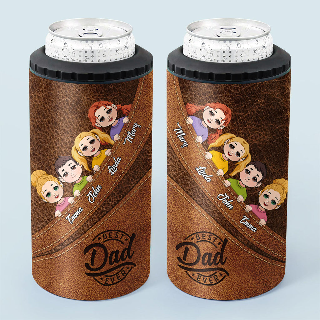 Meilleur papa du monde - Refroidisseur de canettes personnalisé pour papa