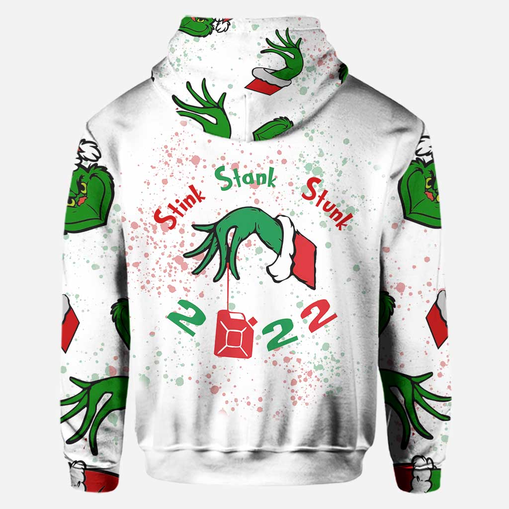 Stink Stank Stunk 2022 - Personalized Christmas Stole Christmas Hoodie and Leggings