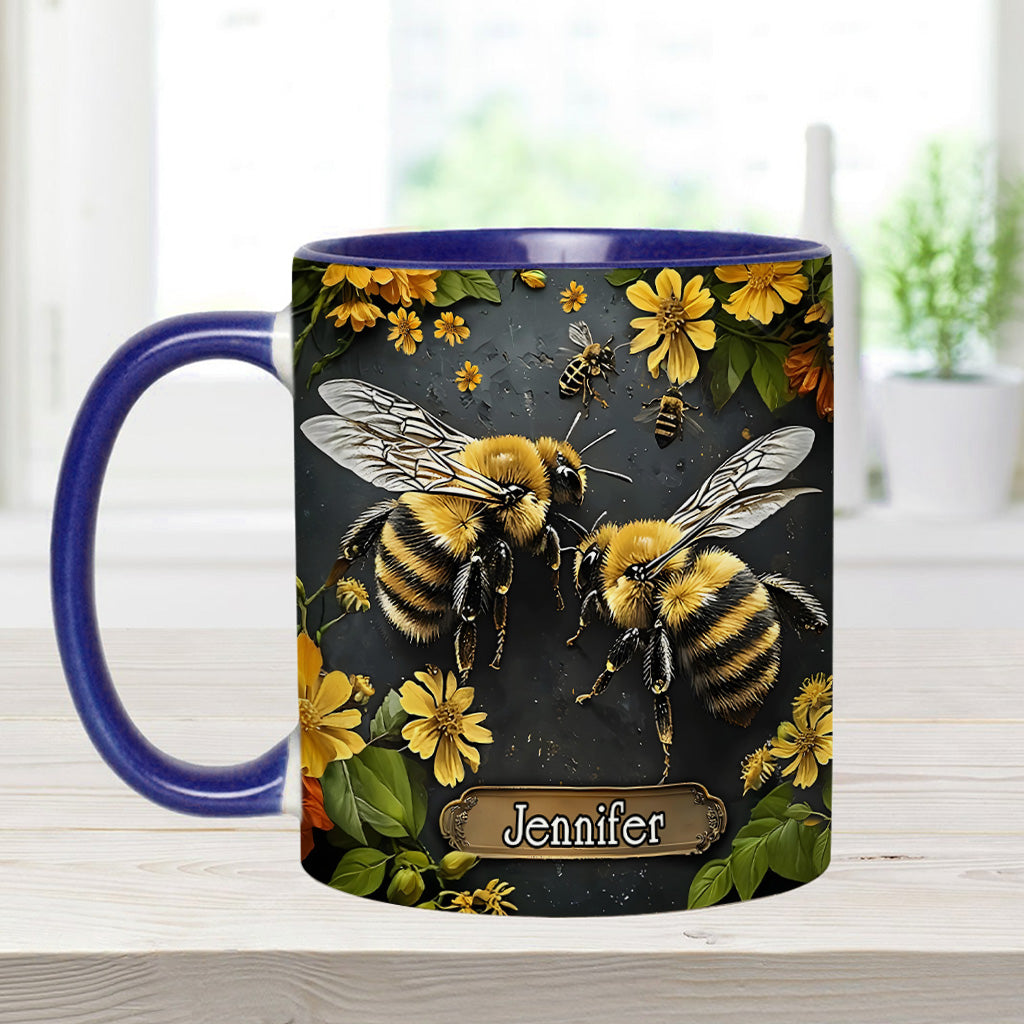 Mug personnalisé « Jardin des abeilles » - Décoration de jardinage