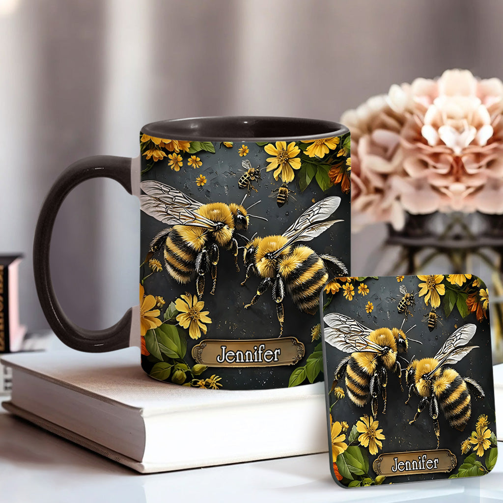 Mug personnalisé « Jardin des abeilles » - Décoration de jardinage