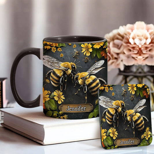Mug personnalisé « Jardin des abeilles » - Décoration de jardinage