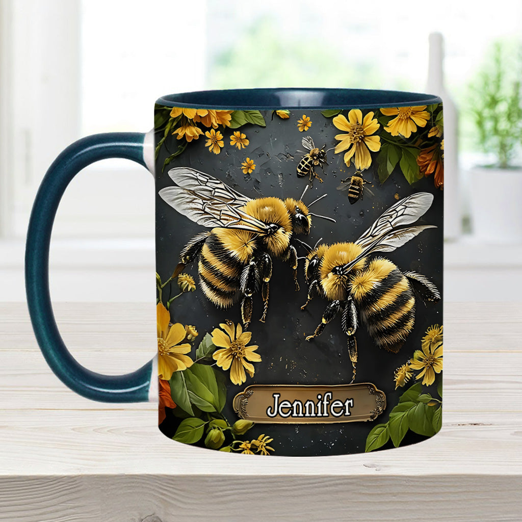 Mug personnalisé « Jardin des abeilles » - Décoration de jardinage