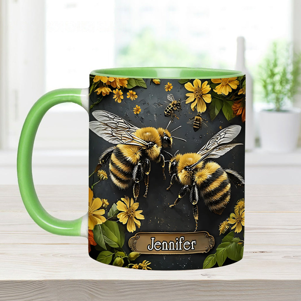 Mug personnalisé « Jardin des abeilles » - Décoration de jardinage