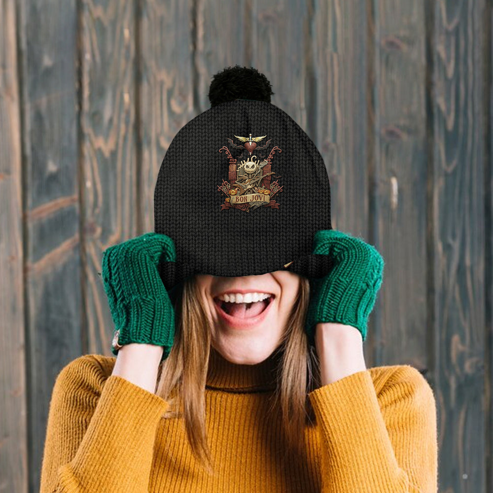 Livin' on a Nightmare Prayer - Personalized King of Rock and Roll Beanie Hat