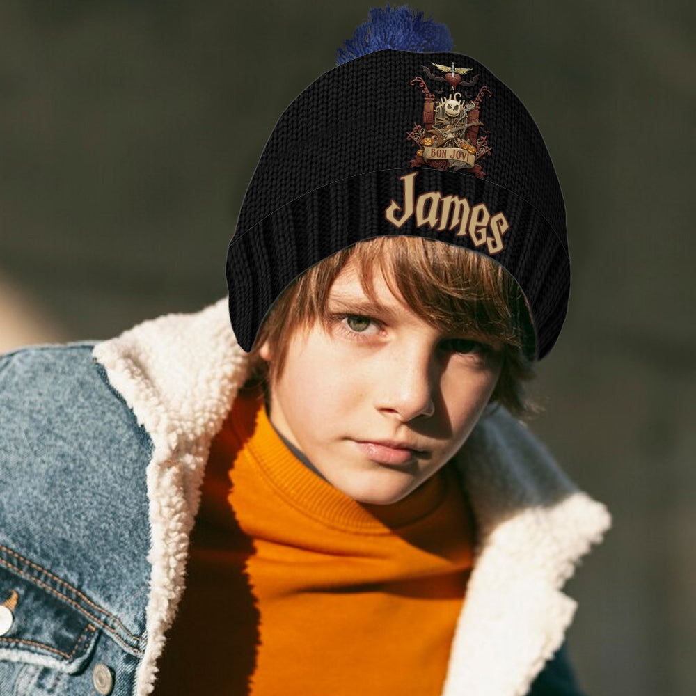 Livin' on a Nightmare Prayer - Personalized King of Rock and Roll Beanie Hat