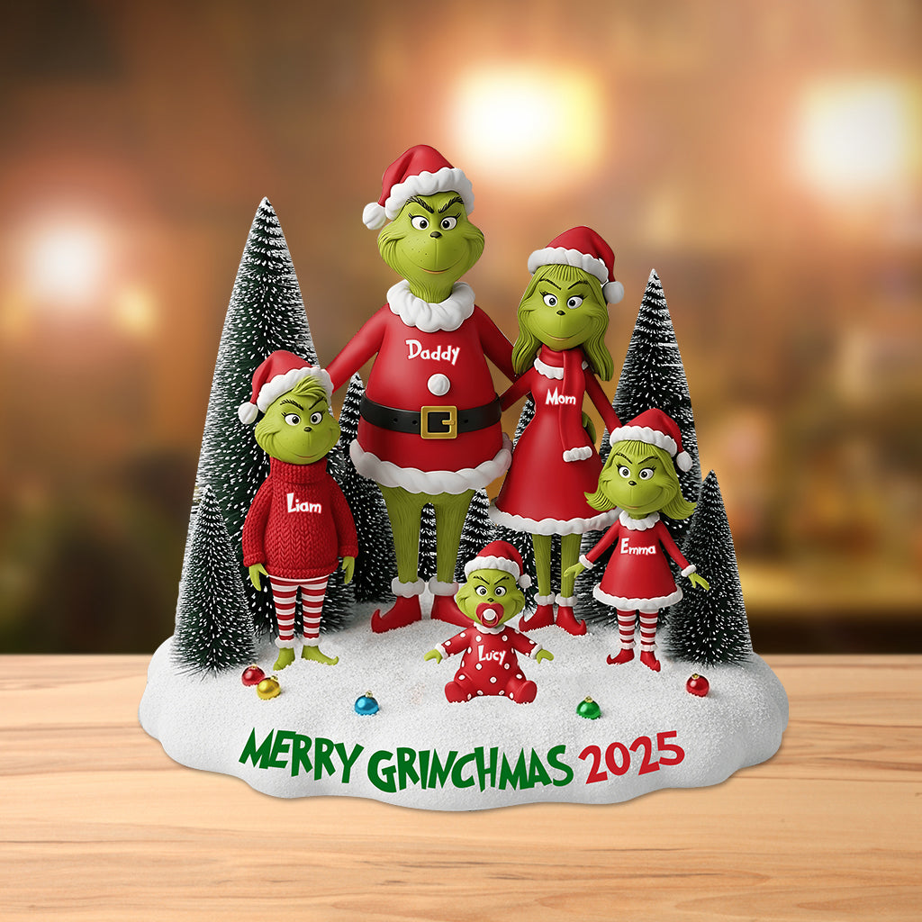 Joyeux Noël 2025 - Étole de Noël personnalisée, plaque acrylique sur mesure