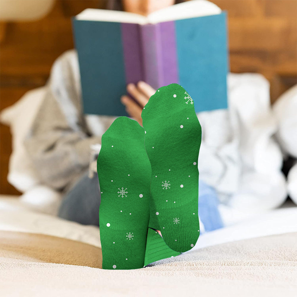 Green Monster - Personalized Stole Christmas Socks