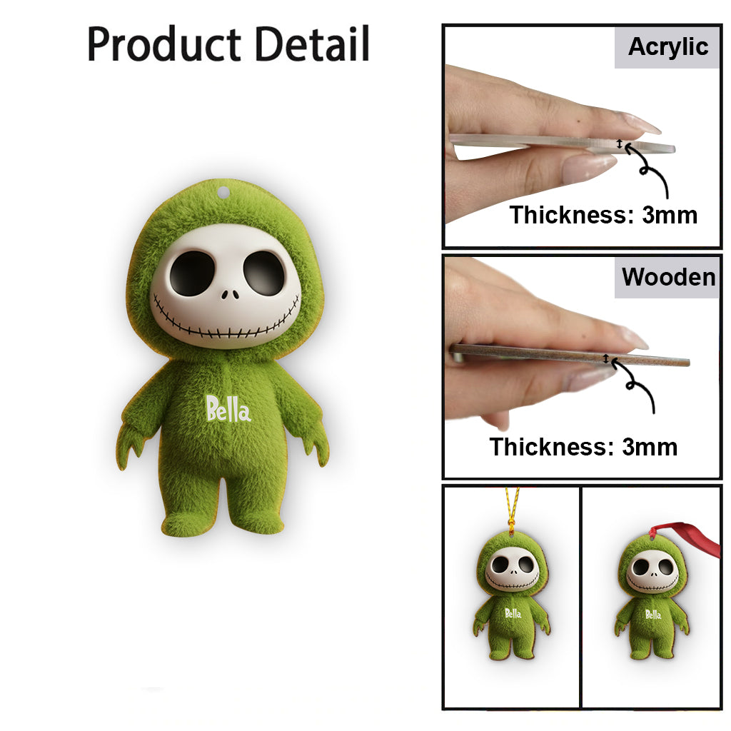 Christmas Friends Green Nightmare - Personalized Stole Christmas Ornament