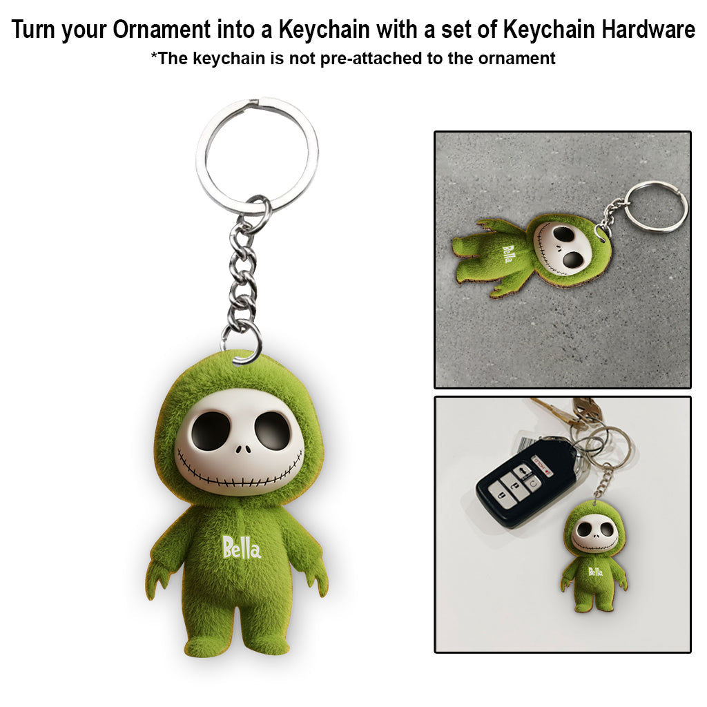 Christmas Friends Green Nightmare - Personalized Stole Christmas Ornament