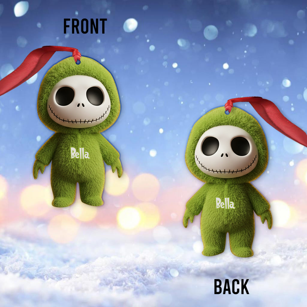 Christmas Friends Green Nightmare - Personalized Stole Christmas Ornament