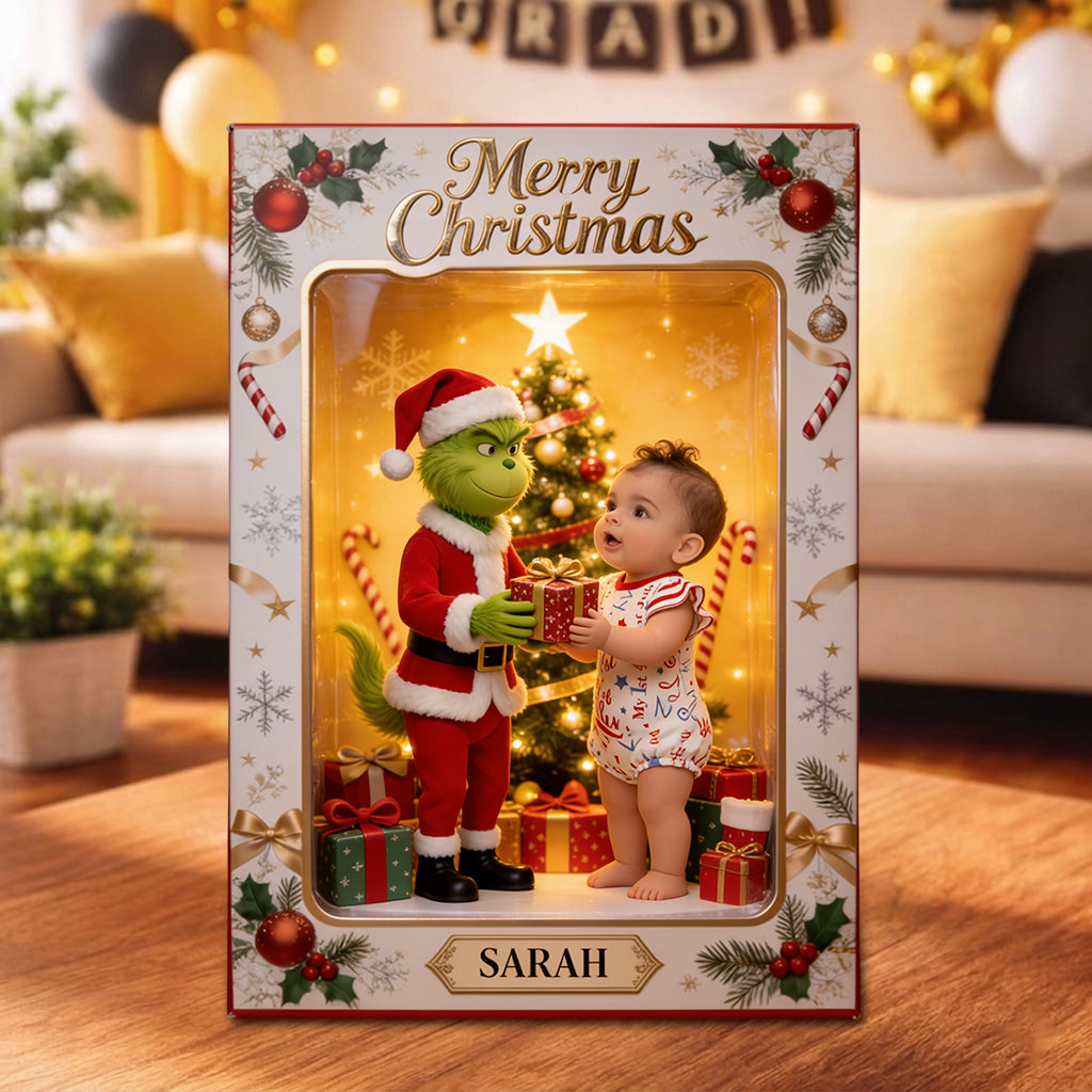 Merry Christmas - Personalized Kid Acrylic Display Box