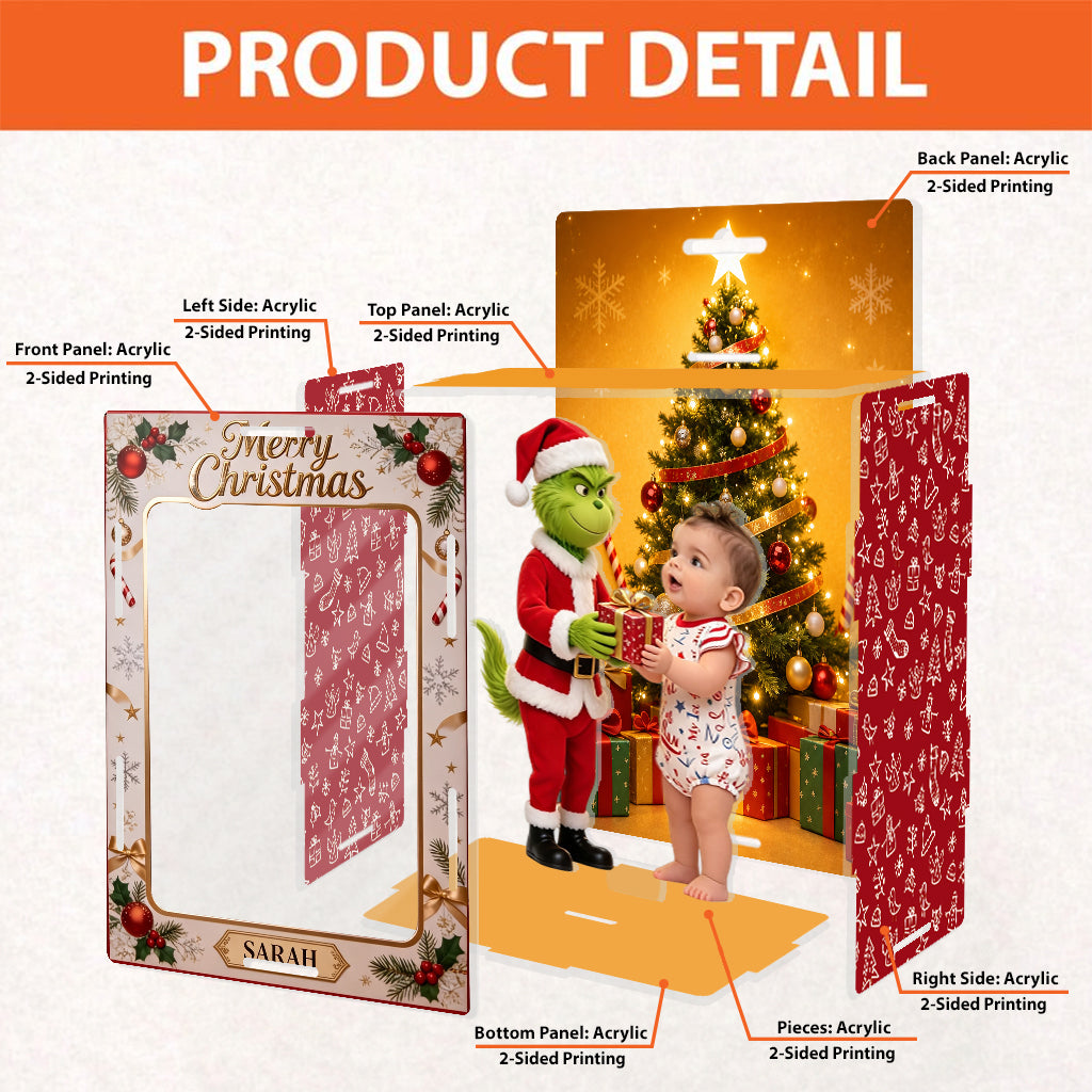 Merry Christmas - Personalized Kid Acrylic Display Box