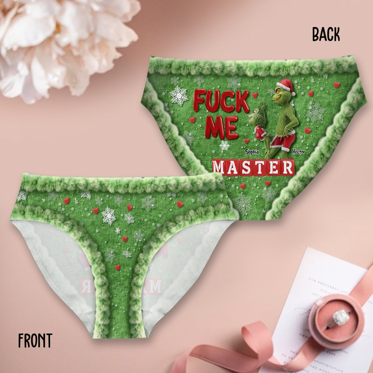 Je suis à toi - Culottes de Noël personnalisées pour femmes