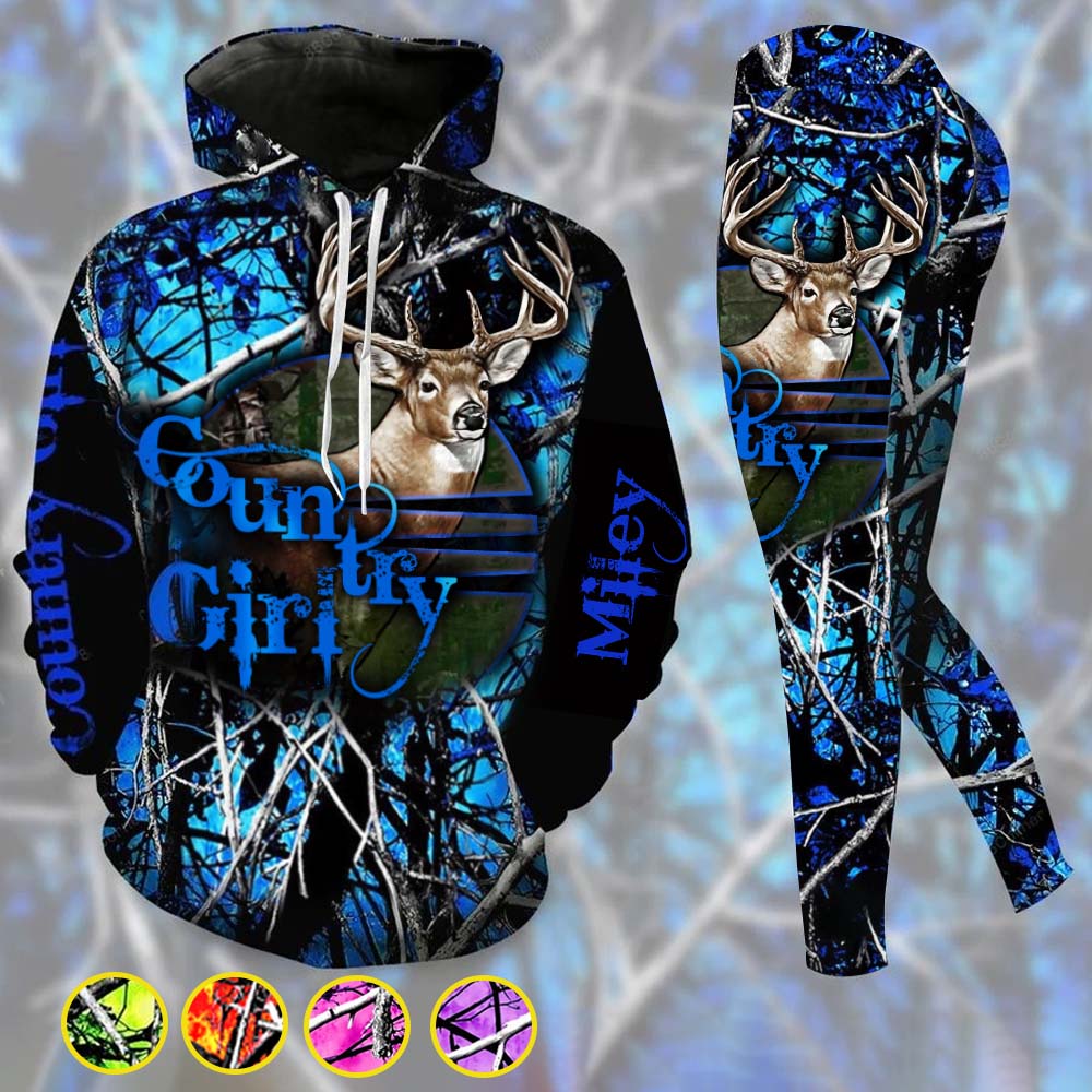 Country Girl - Sweat à capuche et legging de chasse personnalisés