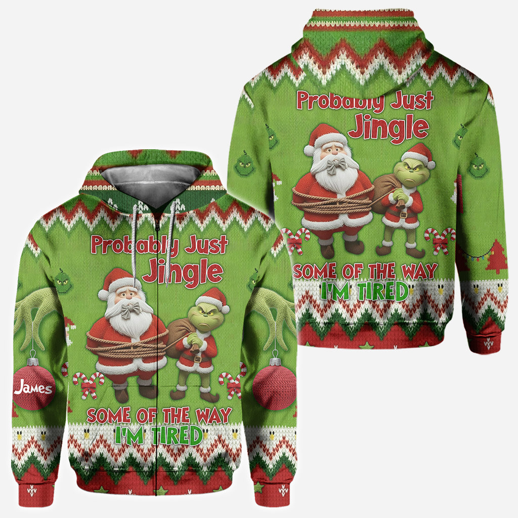 Je vais probablement juste danser un peu, je suis fatigué - T-shirt personnalisé « J'ai volé Noël partout »