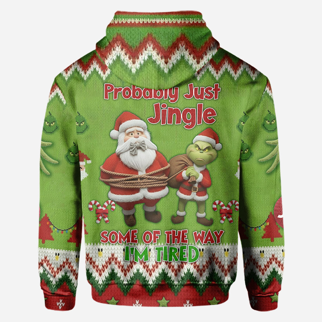 Je vais probablement juste danser un peu, je suis fatigué - T-shirt personnalisé « J'ai volé Noël partout »