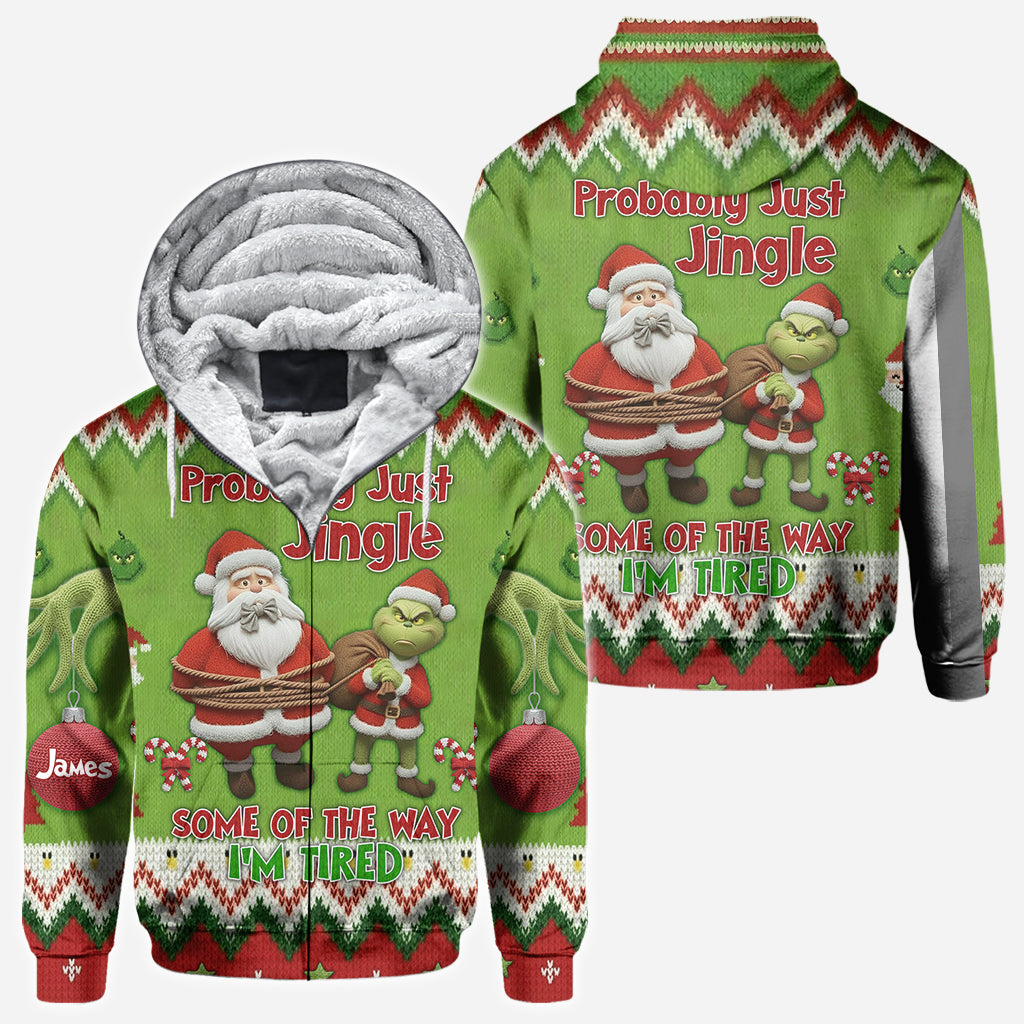 Je vais probablement juste danser un peu, je suis fatigué - T-shirt personnalisé « J'ai volé Noël partout »