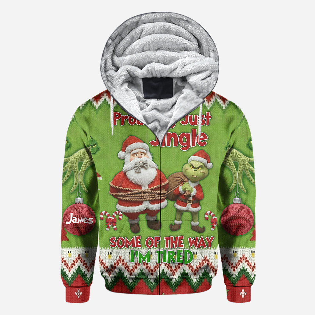 Je vais probablement juste danser un peu, je suis fatigué - T-shirt personnalisé « J'ai volé Noël partout »