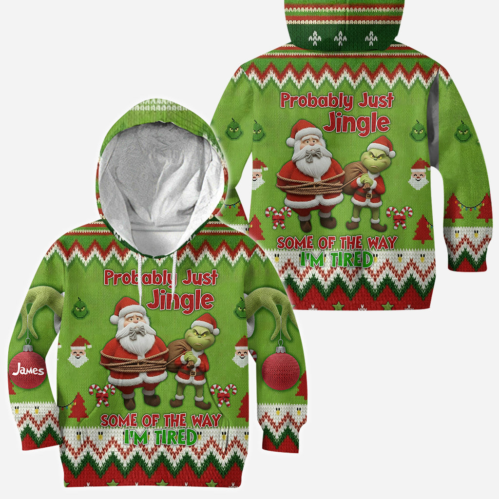 Je vais probablement juste danser un peu, je suis fatigué - T-shirt personnalisé « J'ai volé Noël partout »