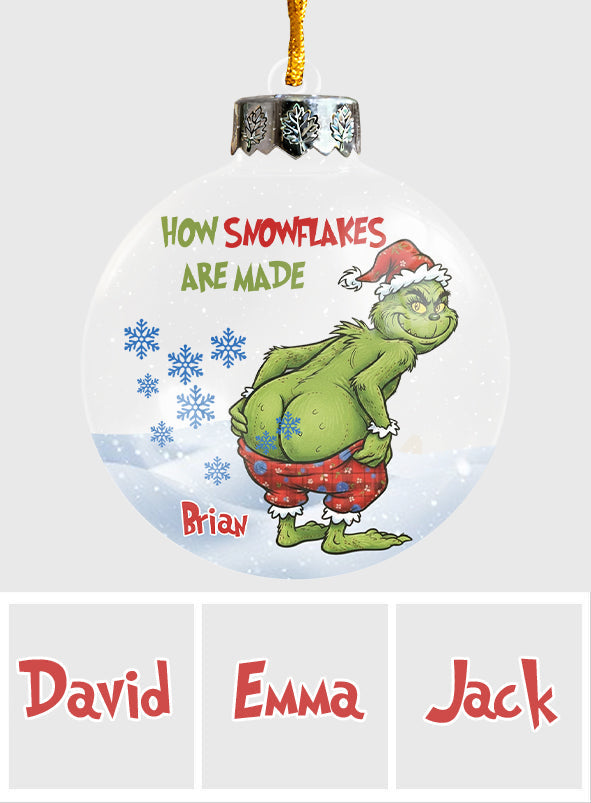 Le Grinch, le monstre du film classique de Noël - Ornement de Noël personnalisé en forme d'étole