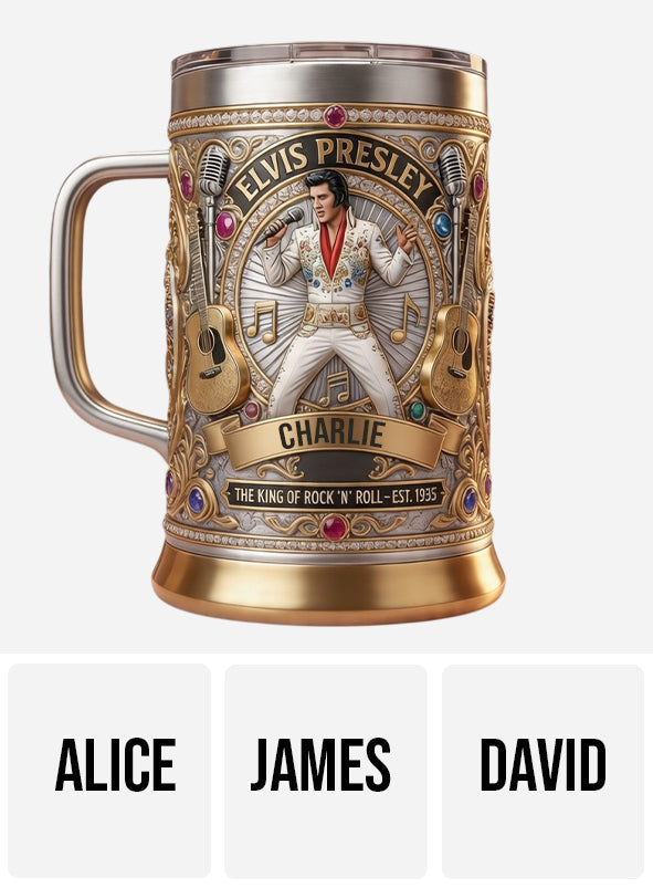 Burning Love - Personalized King of Rock and Roll Beer Stein