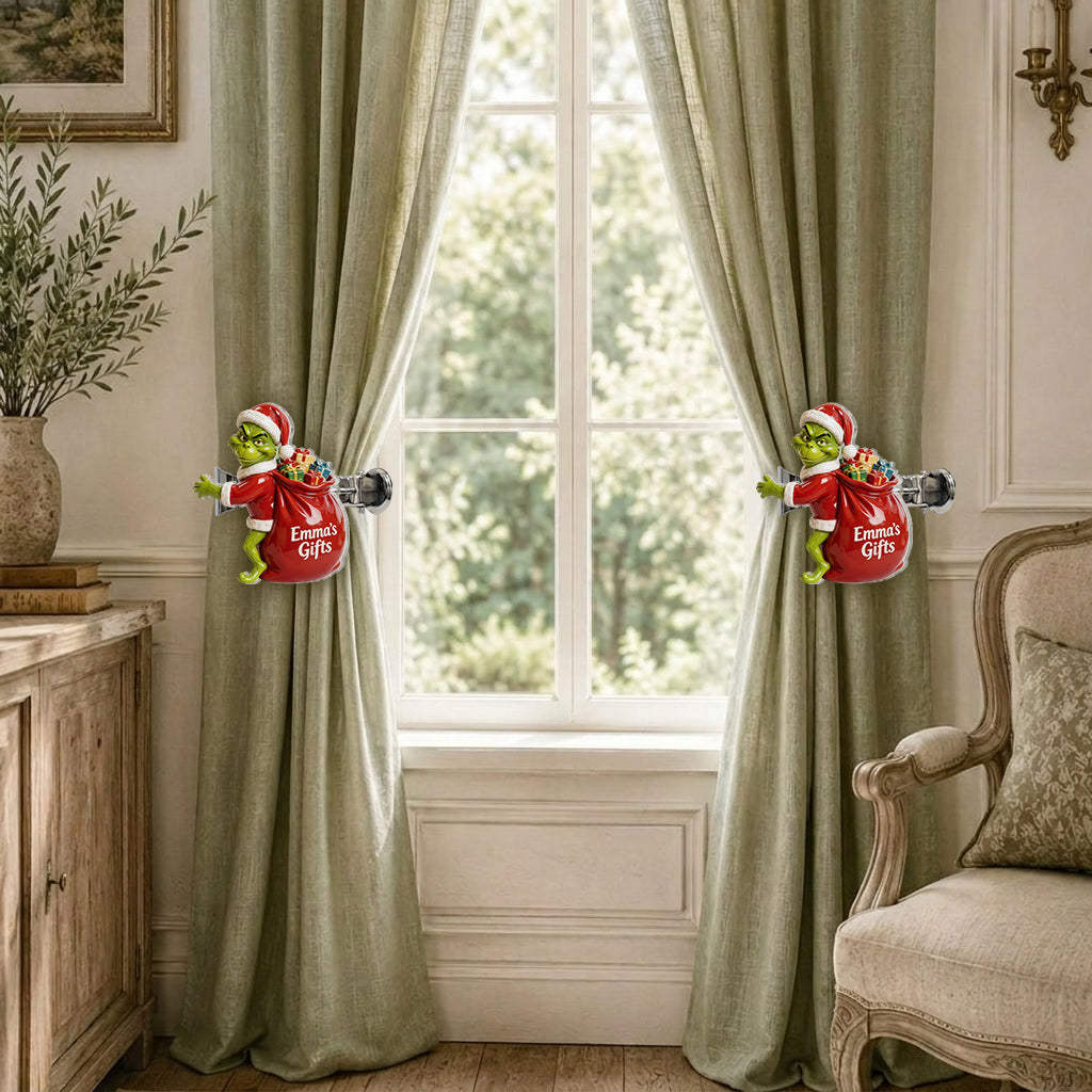 Stole Christmas - Personalized Stole Christmas Curtain Tieback
