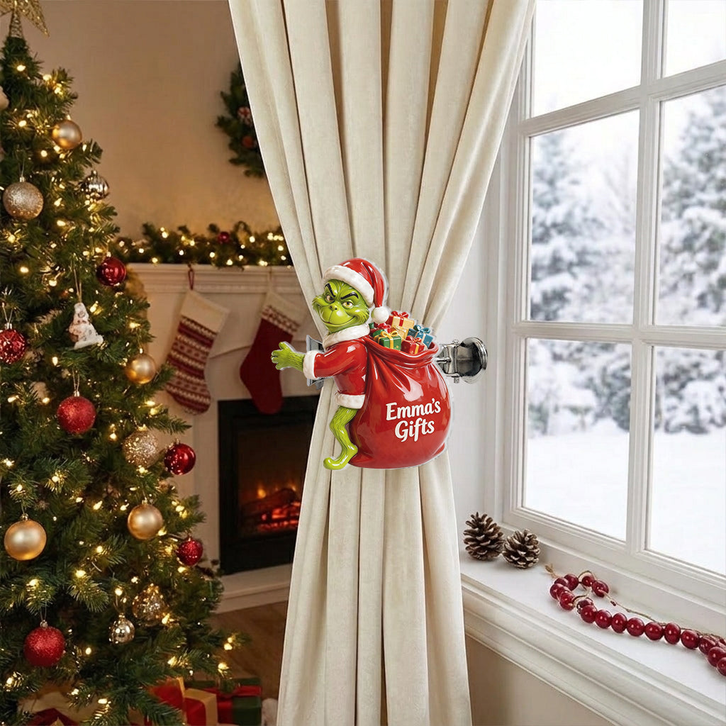 Stole Christmas - Personalized Stole Christmas Curtain Tieback