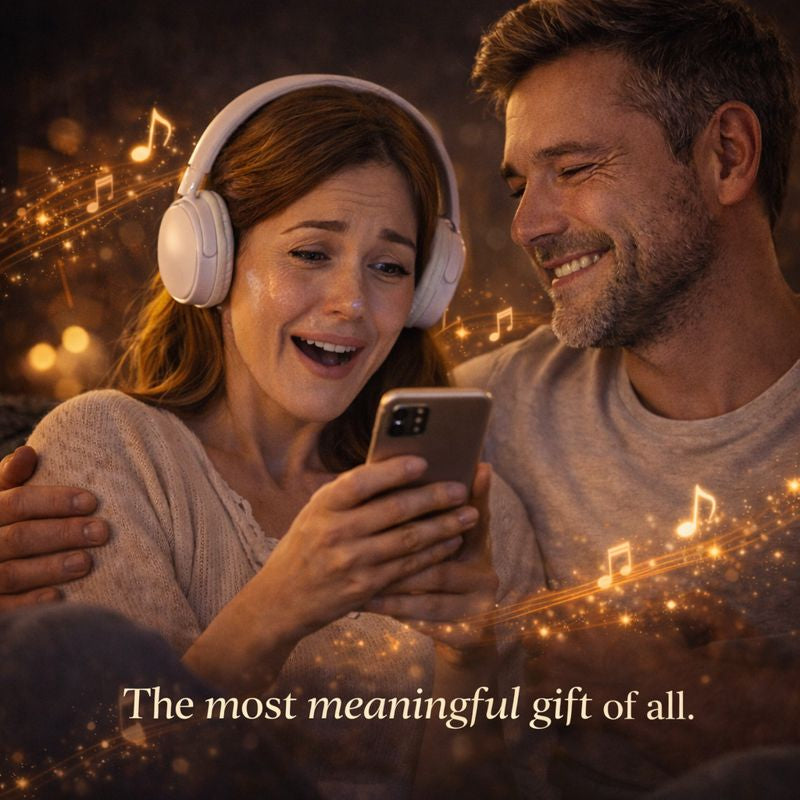 Créez votre propre chanson de couple - Veilleuse LED personnalisée pour couple
