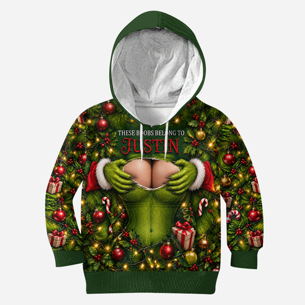 This Belongs To Me - Personalized Stole Christmas Hoodie and Leggings